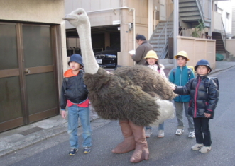 リアル着ぐるみダチョウ